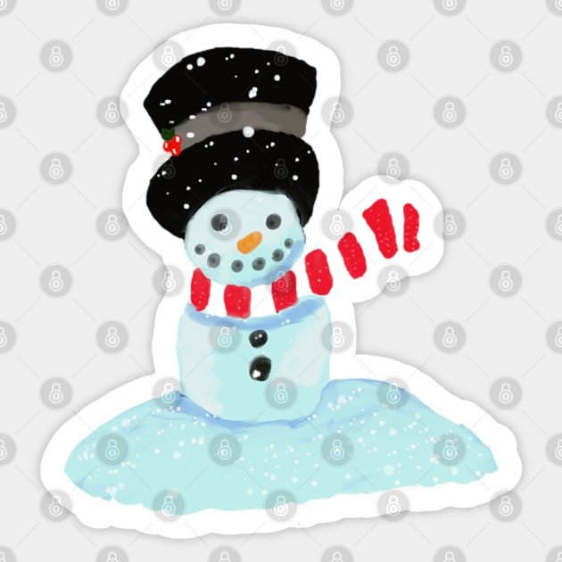 snowman Sticker by StarlynArtDesgin